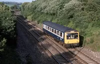 Class 122 DMU at Dobwalls