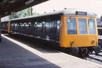 Class 122 DMU at Leamington Spa