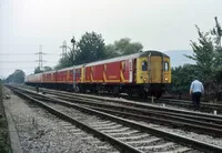 Class 128 DMU at Abergavenny