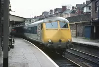 Blue pullman at Newport