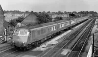 Blue pullman at Bentley Heath