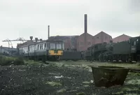 Park royal railbus at Ayr depot