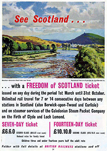 1963 Freedom of Scotland poster