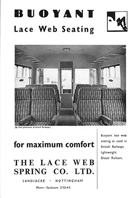 Lace Web Spring Co advert