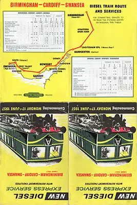 New Diesel Express Service brochure outside