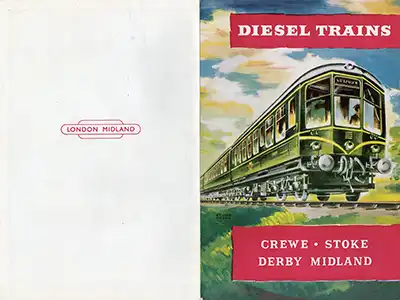 Outside of Crewe - Stoke - Derby Diesel Trains brochure