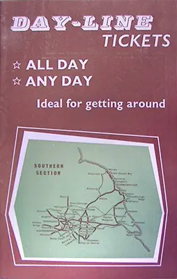 North Day Line Diesel Southern Section handbill March 1961 Front