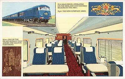 Blue Pullman Dalkeith postcard front