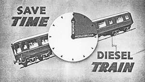 Save time by diesel train