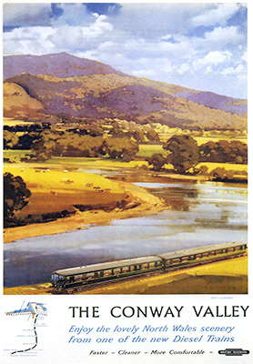 1950s The Conway Valley poster