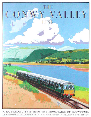 1950s The Conway Valley poster