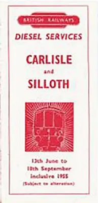 June 1955 Silloth timetable front