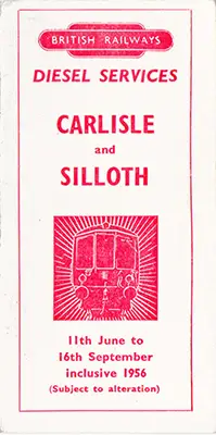 Front of Summer 1956 Carlisle - Silloth timetable