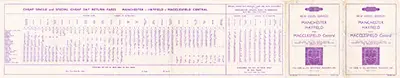 Summer 1957 Manchester - Hayfield - Macclesfield timetable outside