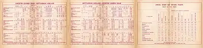 September 1960 Leicester - Nottingham timetable inside