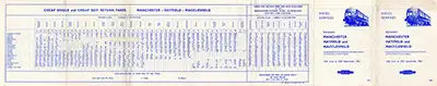 Outside of June 1961 Manchester - Hayfield - Macclesfield timetable