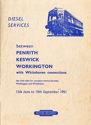1961 Penrith-Workington timetable