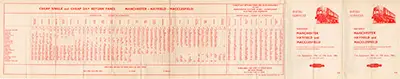 September 1961 Manchester - Hayfield - Macclesfield timetable outside