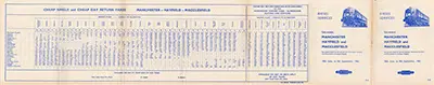 Summer 1962 Manchester - Hayfield - Macclesfield timetable outside