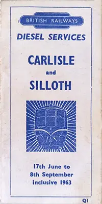 front of summer 1963 Carlisle - Silloth timetable