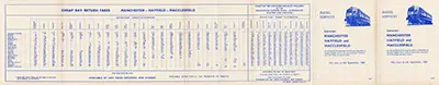 Summer 1964 Manchester - Hayfield - Macclesfield timetable outside