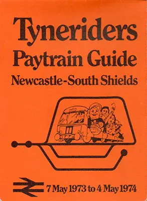May 1973 Newcastle - South Shields timetable cover