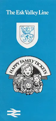 March 1973 Middlesbrough - Whitby Happy Family Tickets Leaflet cover