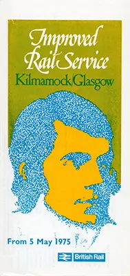 Kilmarnock - Glasgow May 1975 timetable front